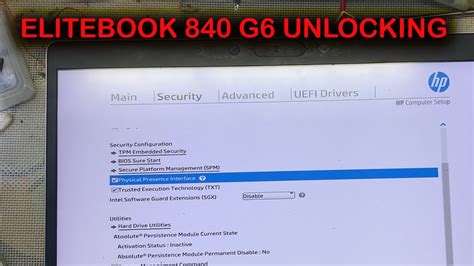 hp 840 g6 bios.